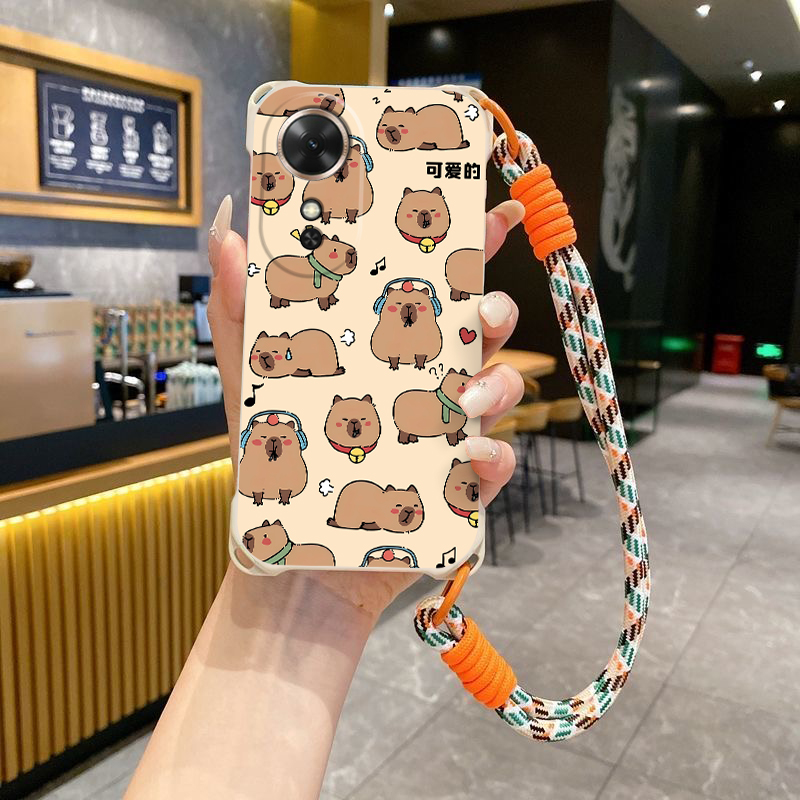 可挂绳手机壳斜跨背带