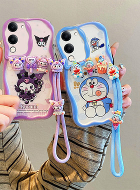 适用vivoY04手机壳卡通潮少女全包防摔创意搞怪立体可爱保护壳