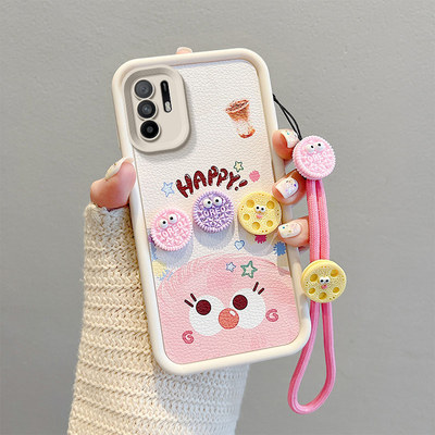 适用OPPOF19Pro手机壳软硅胶f19pro+日韩潮男女opop f19煤球卡通新款oppi f19pr0个性可爱女f19proplus皮纹壳