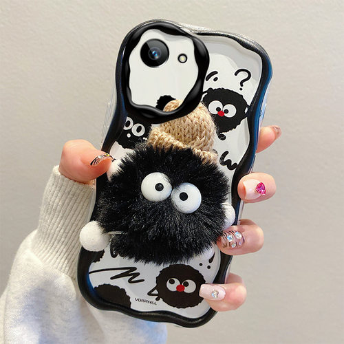 RealmeC30硅胶日韩毛绒奶油壳