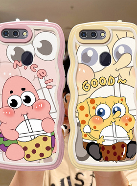 适用于OPPO R15手机壳少女简约新款PACM00可爱海绵宝宝opopr15标准版保护套paam00时尚学生ooppr15梦境版软壳