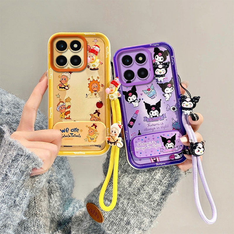 KT镜子支架适用荣耀Play10T手机壳日韩可爱女荣耀X7D5G个性时尚男女荣耀Play10T卡通保护套荣耀X7D5G硅胶米