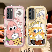 时尚 els an10硅胶huawei 适用华为P40pro手机壳个性 p40保护套ins风ana an00卡通可爱女生p4opro搞怪海绵宝宝