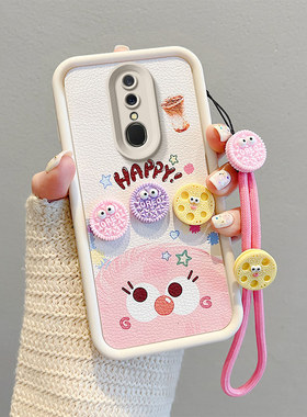 适用OPPOF11手机壳软硅胶男女opop f11煤球卡通oppi f11保护套新款opoof11趣味可爱女0ppo日韩时尚ooppf11皮