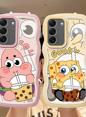 适用三星S21 FE手机壳卡通可爱女生galaxy s21fe保护套samsung软硅胶s21fe保护套sx s21fe全包简约新款s2lfe