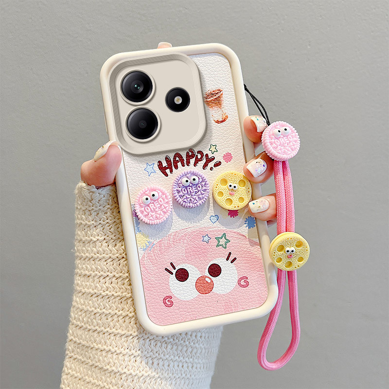 适用红米Note14Pro+手机壳软硅胶note14时尚男女redmi note14pro 4G煤球卡通保护套nite14 4g日韩可爱女nota