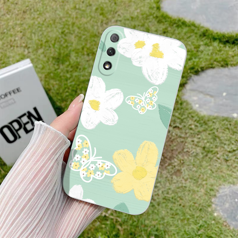 花朵硅胶全包边防摔软壳