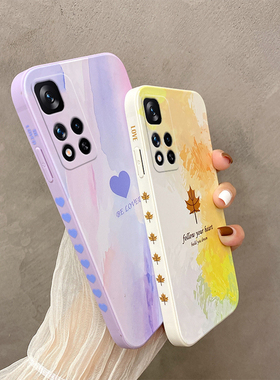 适用红米note11pro手机壳女可爱小米21091116C新款保护套redmi note11por卡通防摔noto11pr0软硅胶nate11pr0