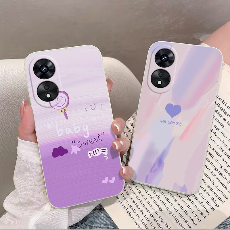 油画爱心卡通学生全包边防摔软壳