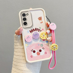 适用三星Galaxy A02S手机壳硅胶samsung a03s时尚男女sx a02s煤球卡通3星a03s保护套可爱女ao2s日韩高级皮纹