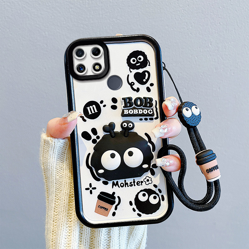 适用于RealmeC25手机壳卡通潮女relame c15保护套ins风日韩少女reaimec11个性可爱女生。真我c25硅胶立体公仔