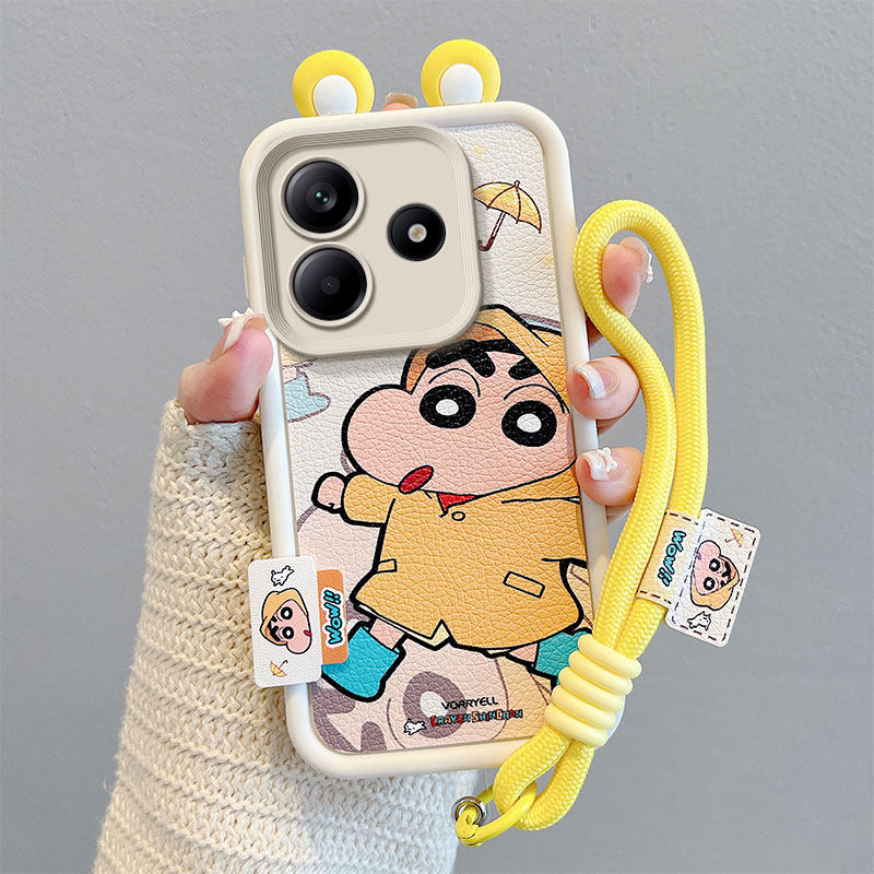 搞怪库洛米适用红米Note14 4G手机壳时尚潮女redmi note14pro硅胶可爱少女mote14小羊皮保护套nota14pro学生