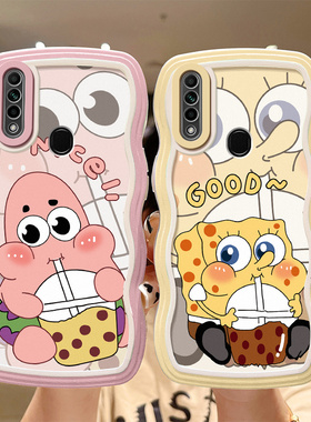 适用OPPO A8手机壳日韩可爱少女opopa8简约潮女pdbm00个性软硅胶0pp0a8保护套ins风学生oppi a8卡通海绵宝宝