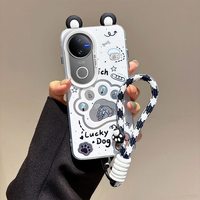耳朵海绵宝宝适用vivo V50手机壳时尚男女vovov50派大星viviV50e少女手绳vibo v50学生卡通可爱女vlvo保护套