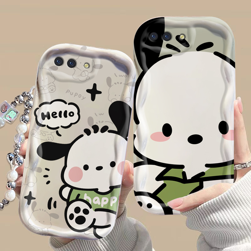 OPPOA5硅胶卡通情侣奶油纹软壳