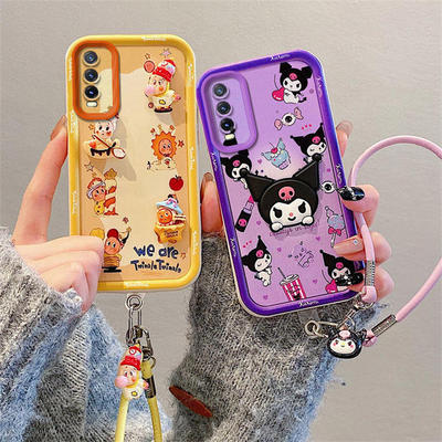 库洛米适用iQOOU3x标准版手机壳卡通公仔vivoY20潮少女Y30浮雕立体Y30g米奇卡通趣味ins可爱保护壳