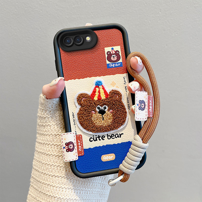 趣味可爱刺绣立体情侣