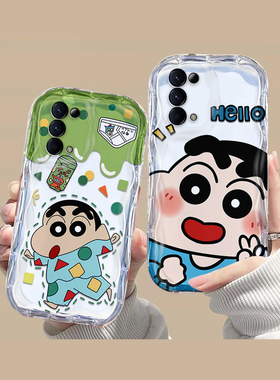 适用OPPO RENO5手机壳个性学生PEGM00日韩可爱少女opop reno5pro保护套ins风搞怪PDSM00高颜值ren05k小新透明