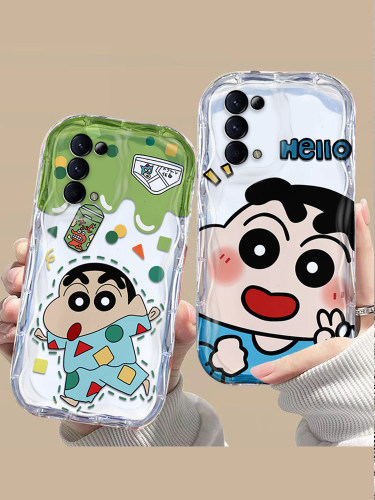 OPPORENO5硅胶卡通奶油边软壳