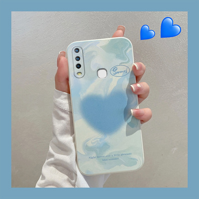 适用于VIVO Y3手机壳ins风卡通新款vlvoy17全包防摔V1901A可爱软硅胶viviy3s个性简约爱心viv0y17软壳小清新