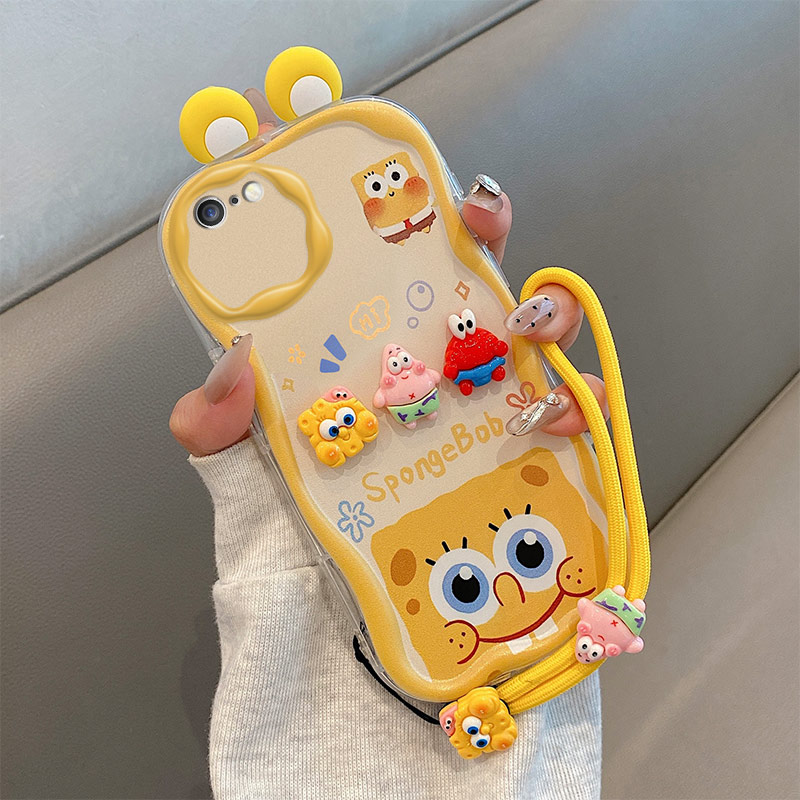 库洛米立体耳朵适用OPPOA39手机壳海绵宝宝opopa39派大星ooppa39趣味可爱卡通女oppia39保护套opooa39时尚潮