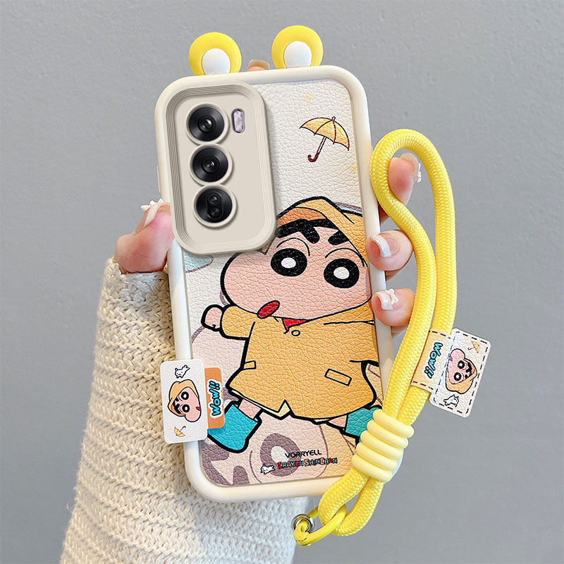 适用OPPOReno12Pro国际版手机壳时尚潮女opopReno12国际版硅胶可爱少女Reno12F小羊皮保护套oppi reon12f小新