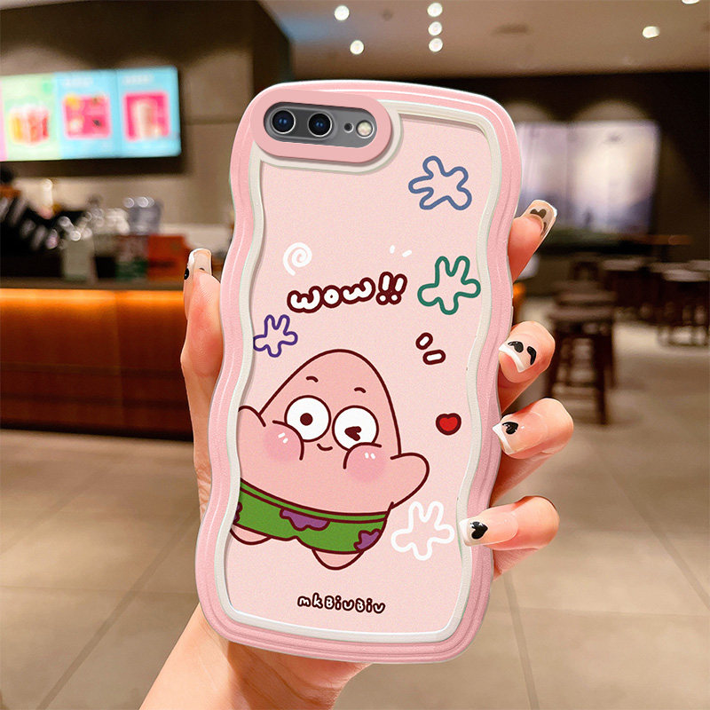 适用于苹果7Plus手机壳新款日韩A1864个性创意iphone8plus保护套简约可爱女生ihpone7plus硅胶时尚7pius卡通
