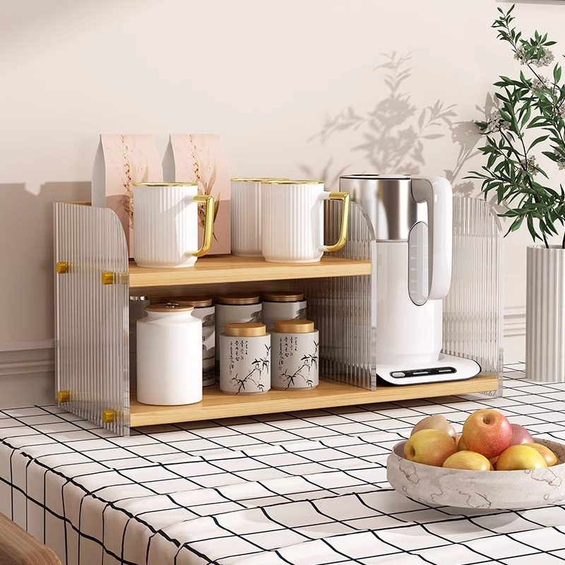 桌面置物架亚克力餐桌多层