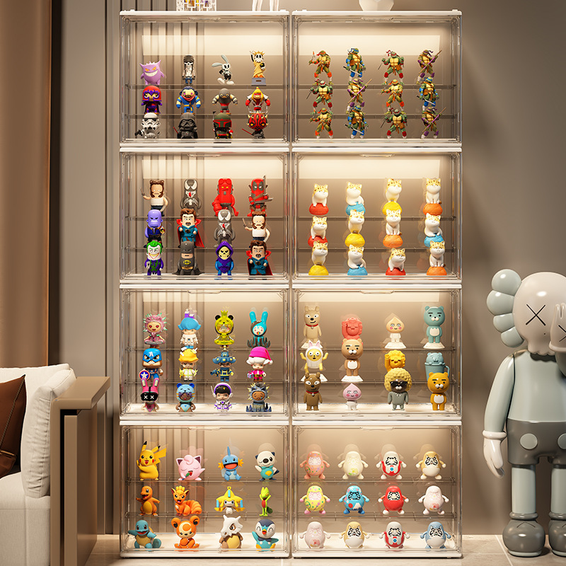 大号盲盒收纳展示架乐高手办盒