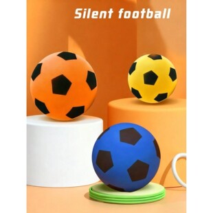 1PC Silent Foam Soccer Ball | Soft, High-Rebound PU Material