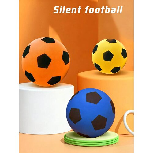 1PC Silent Foam Soccer Ball | Soft, High-Rebound PU Material