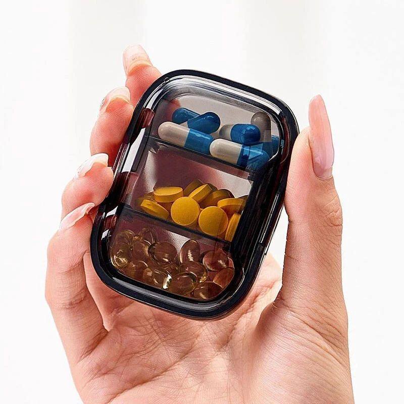 1/2/3Pcs Mini Medicine Pills Box Drug Storage Box Pills Disp