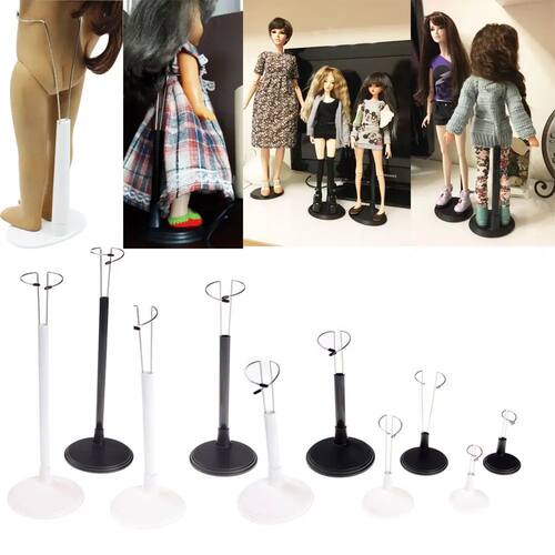 Adjustable Metal White Black Doll Dummy Puppet Wrist Stand H