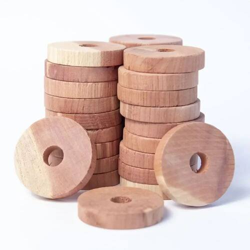 10Pcs/Set Cedar Block Fresh Odour Deterrent Insect Wardrobe