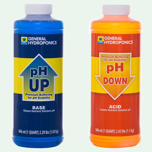 General Hydroponics pH Up Down水肥植物营养液PH调节上升下降