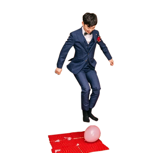 接亲游戏道具指压板踩气球结婚整蛊新郎伴郎团婚礼堵门跳绳尖叫鸡