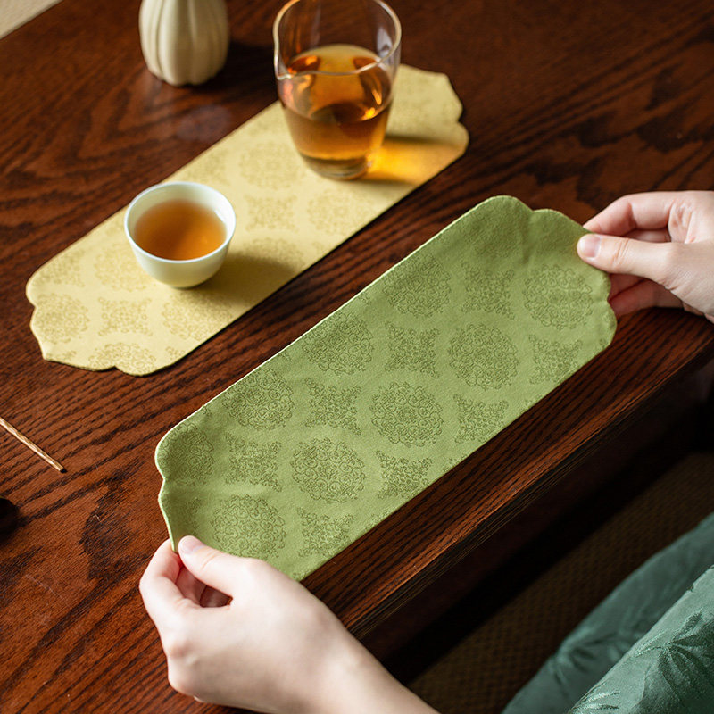 知舍一人茶席小垫子长条新中式高档双面精棉迷你便携旅行干泡茶垫,餐饮具,茶道/零配,淘宝优惠券,粉丝福利购,淘宝优惠卷