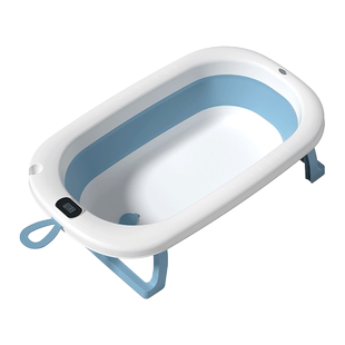 大号新生婴儿洗澡盆浴坐躺小孩家用宝宝儿童幼儿可折叠泡澡沐浴桶