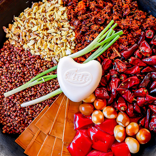 张兵兵心形火锅伴侣牛油120个50g整箱重庆火锅调料食用熟牛油商用