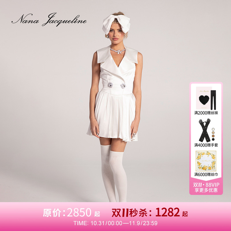 NanaJacqueline连衣裙翻领