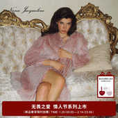 型复古千金气质长款 NanaJacqueline圆领环保皮草女新款 宽松版 外套