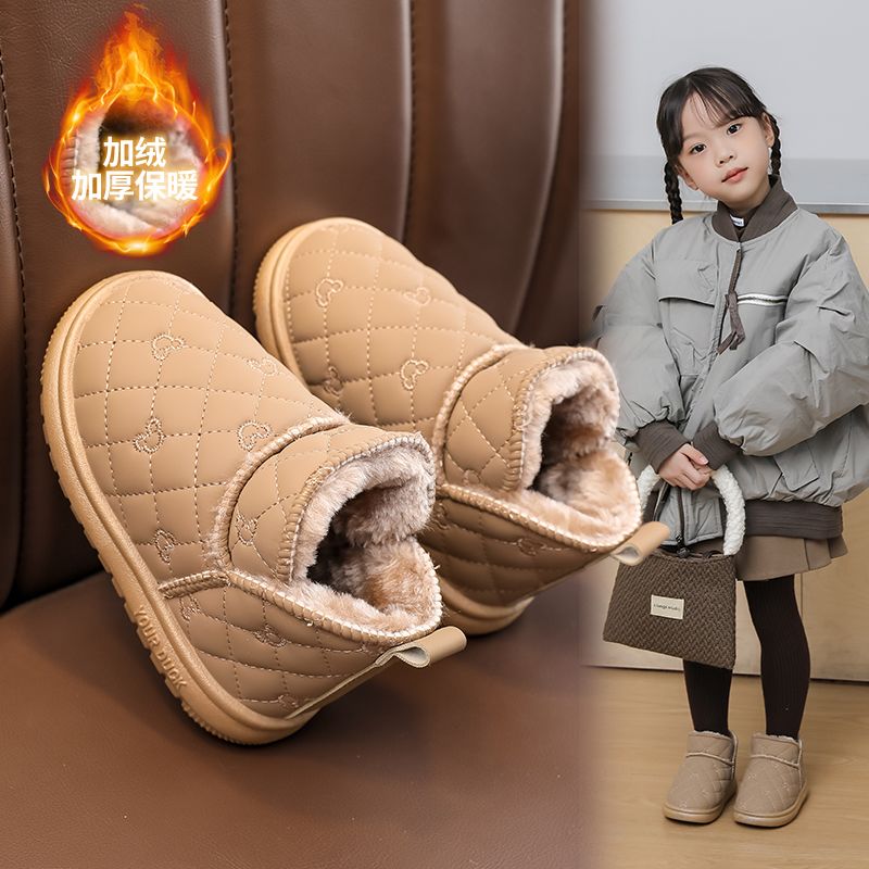 冬款儿童雪地靴男女童加