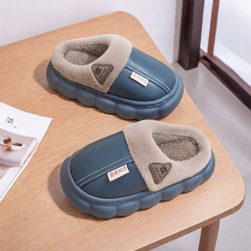 冬季儿童棉拖鞋加绒保暖