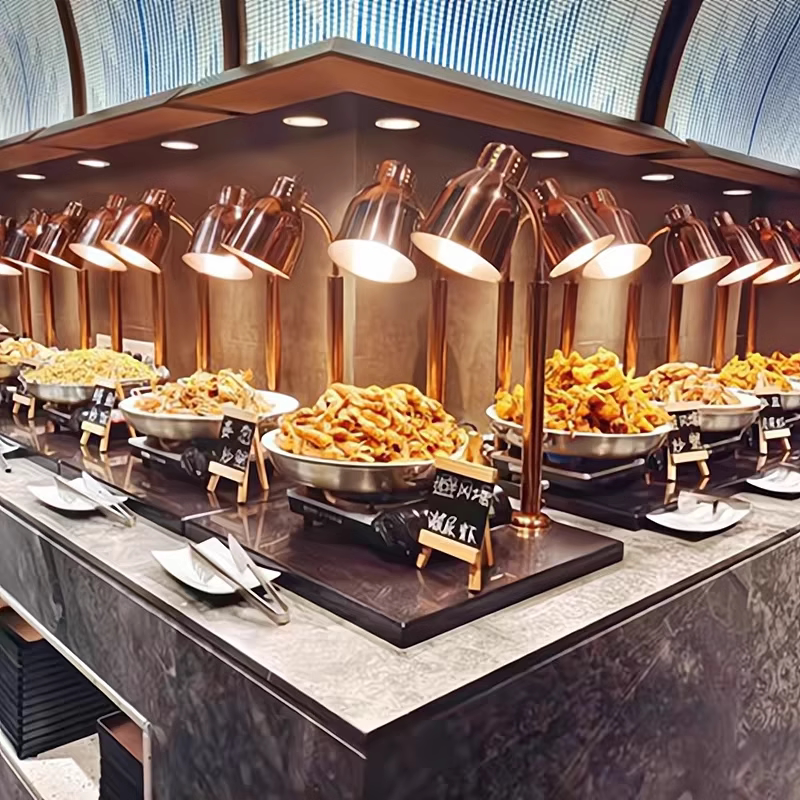 优博莱食物保温灯自助餐保温灯食酒店餐具
