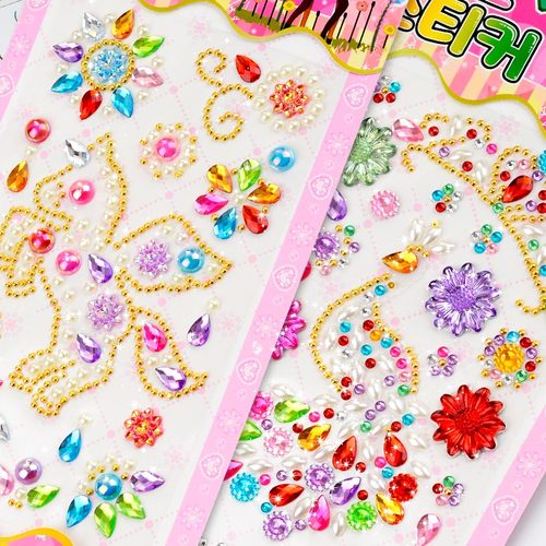 儿童舞台脸部化妆装饰贴画