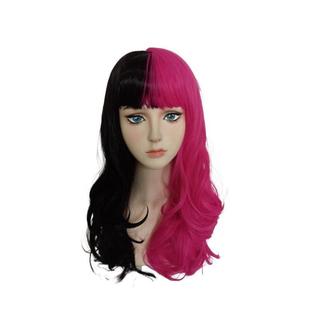 精灵高中monster high德库莱拉公主切draculaura wig吸血精灵假发