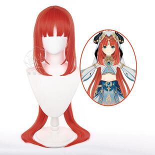 原神 须弥  妮露cos假发 双马尾长发cosplay游戏动漫现货