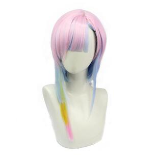 赛博朋克边缘行者 跑手多色渐变造型短发lucy露西cosplay假发头套