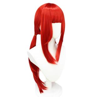 原cos神须弥 妮露cos假发红色cosplay假毛硅胶仿真头皮双马尾