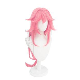 原神 八重神子 cos假发 稻妻城 仿真头皮 两侧反翘 现货动漫假发